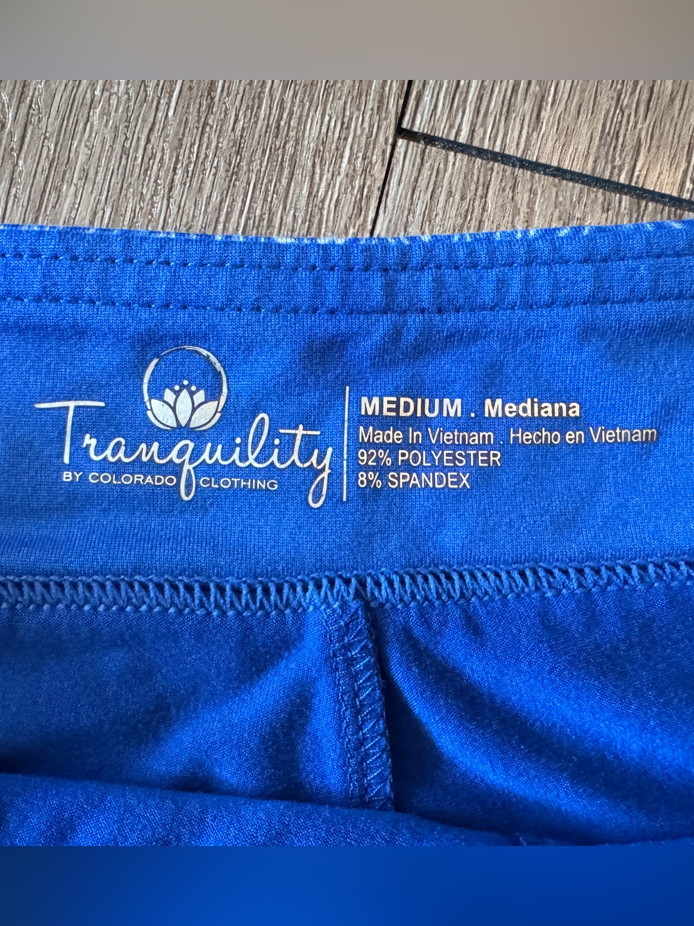 Tranquility by Colorado Clothing Blue Medallion Print Skort - Picture 4 of 6